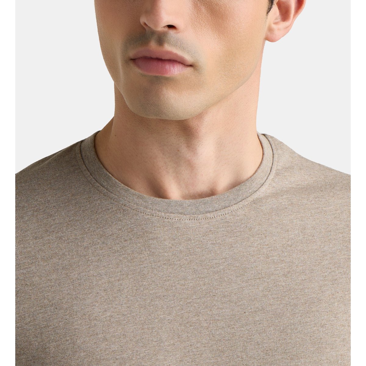 Ensemble de pyjama long babiel en coton bio taupe, GALERIES LAFAYETTE