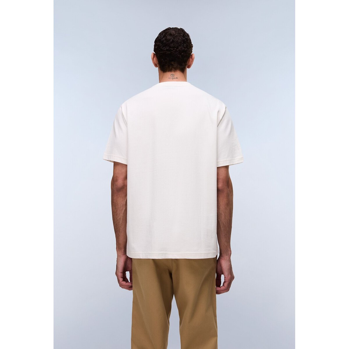 T-shirt col rond manches courtes blanc, NAPAPIJRI