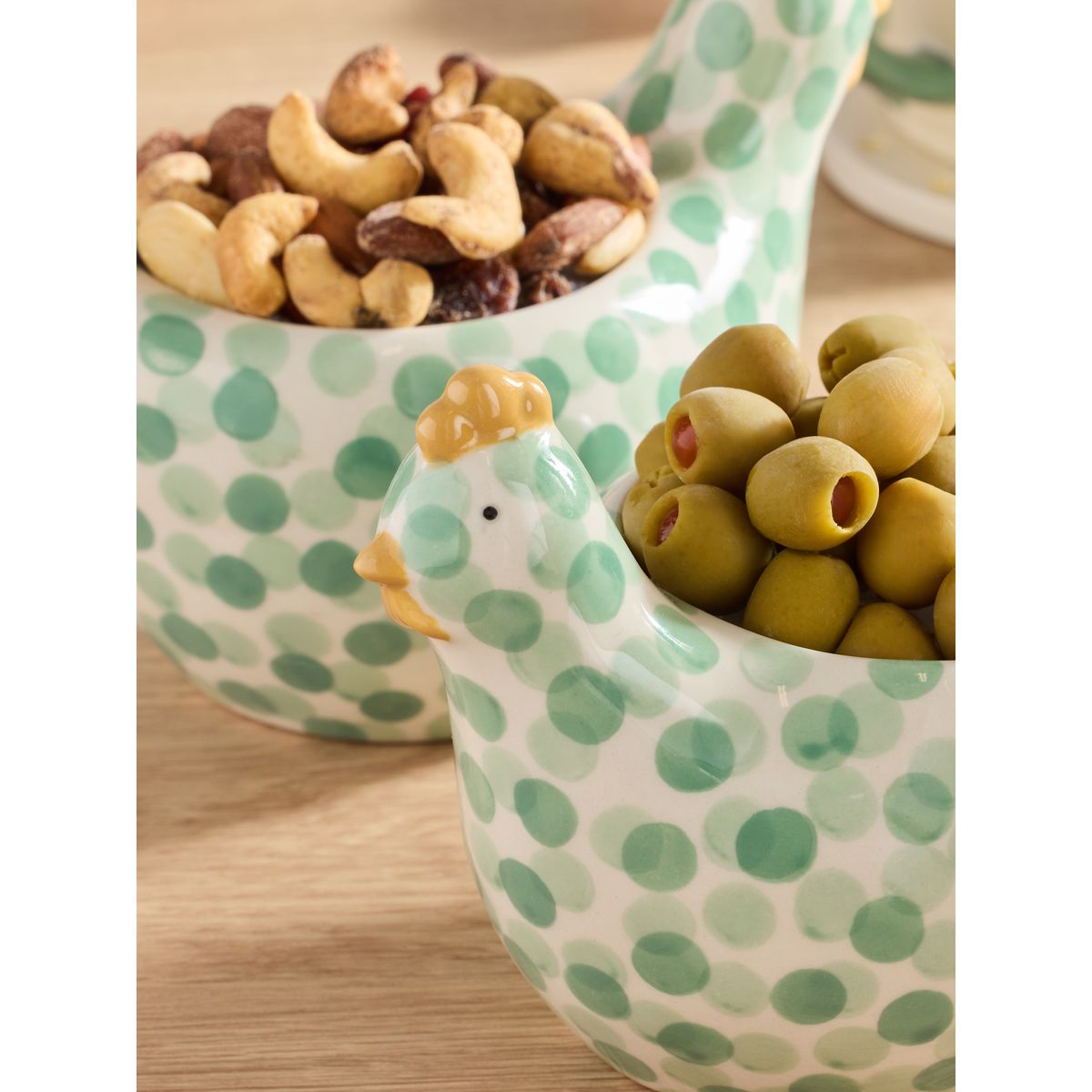 Bol pat and peggy the chickens, lot de 2 vert sauge, NEXT