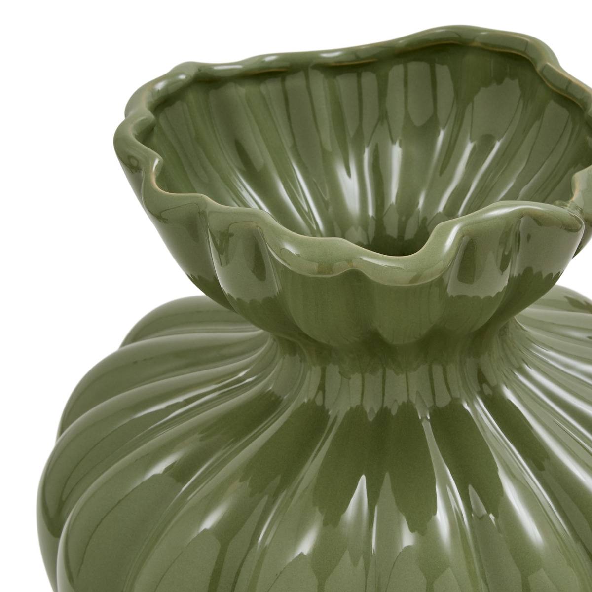Vase H 23,5 cm MONA marron, ATMOSPHERA