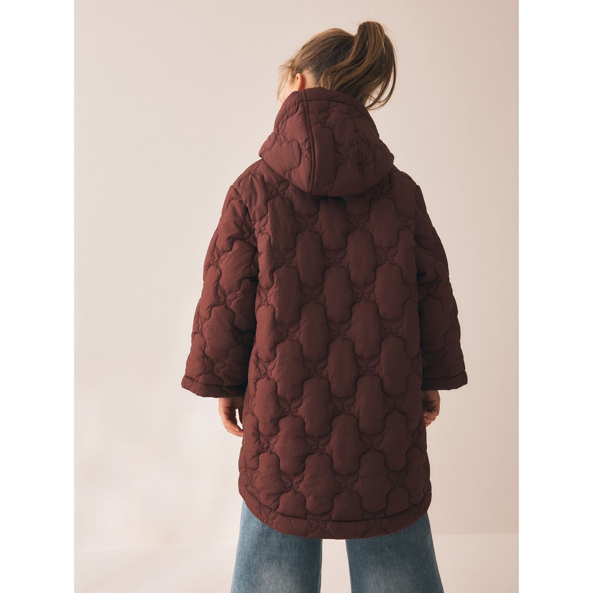 Veste matelassée imperméable prune, NEXT