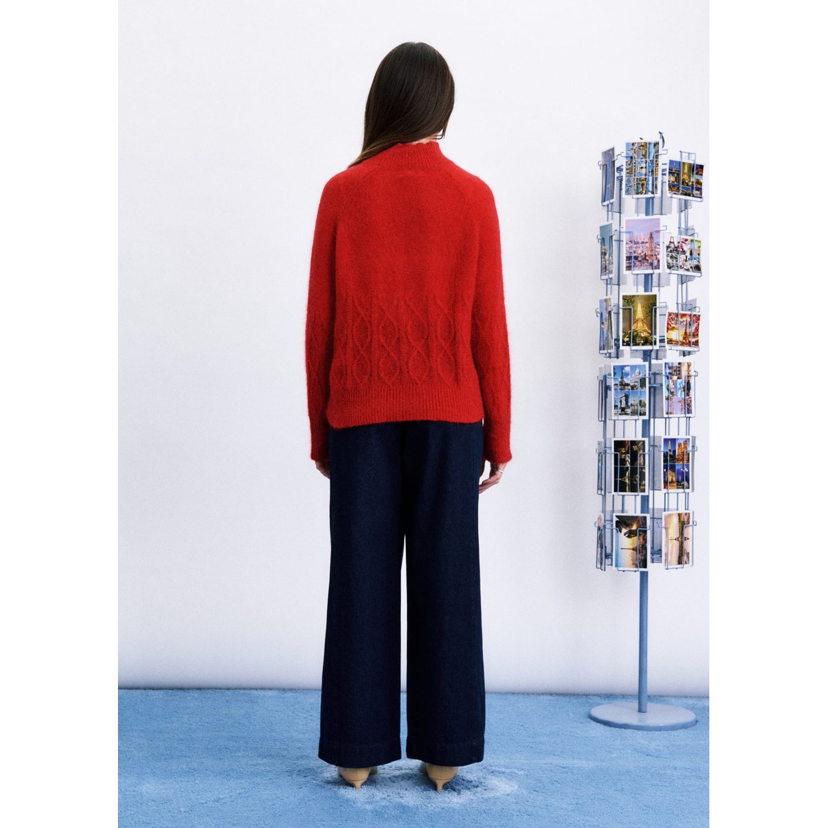 Pull Nachi en mohair NACHI rouge, FRNCH