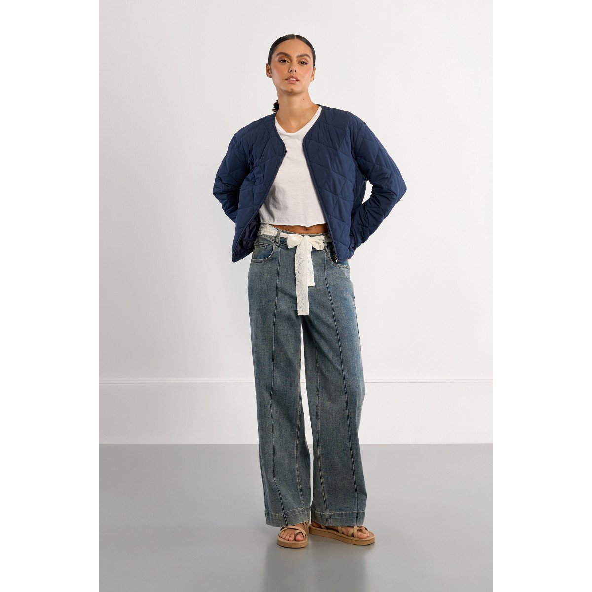Veste matelassée navy blue, LILI SIDONIO