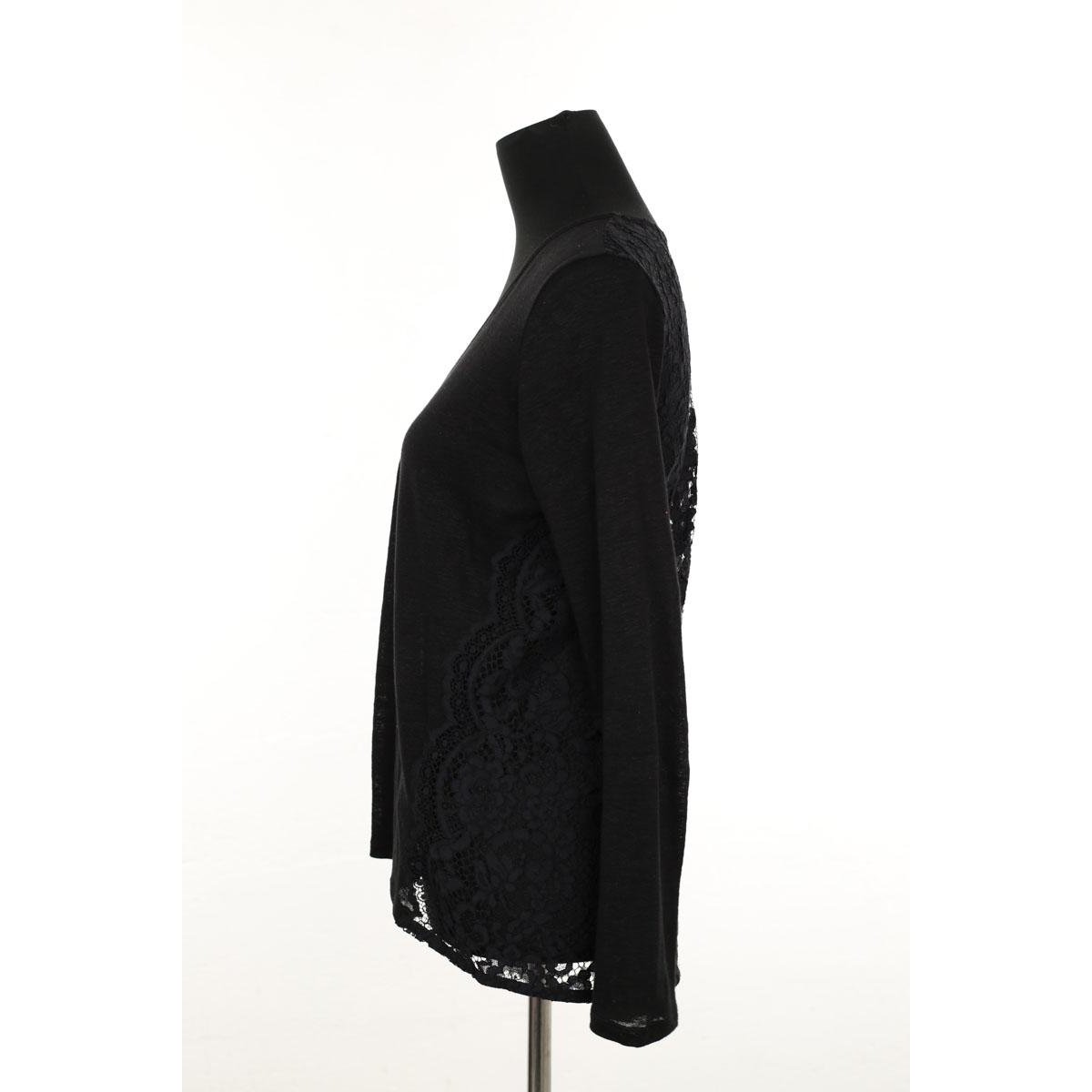 Blouse - Très Bon État noir, SANDRO