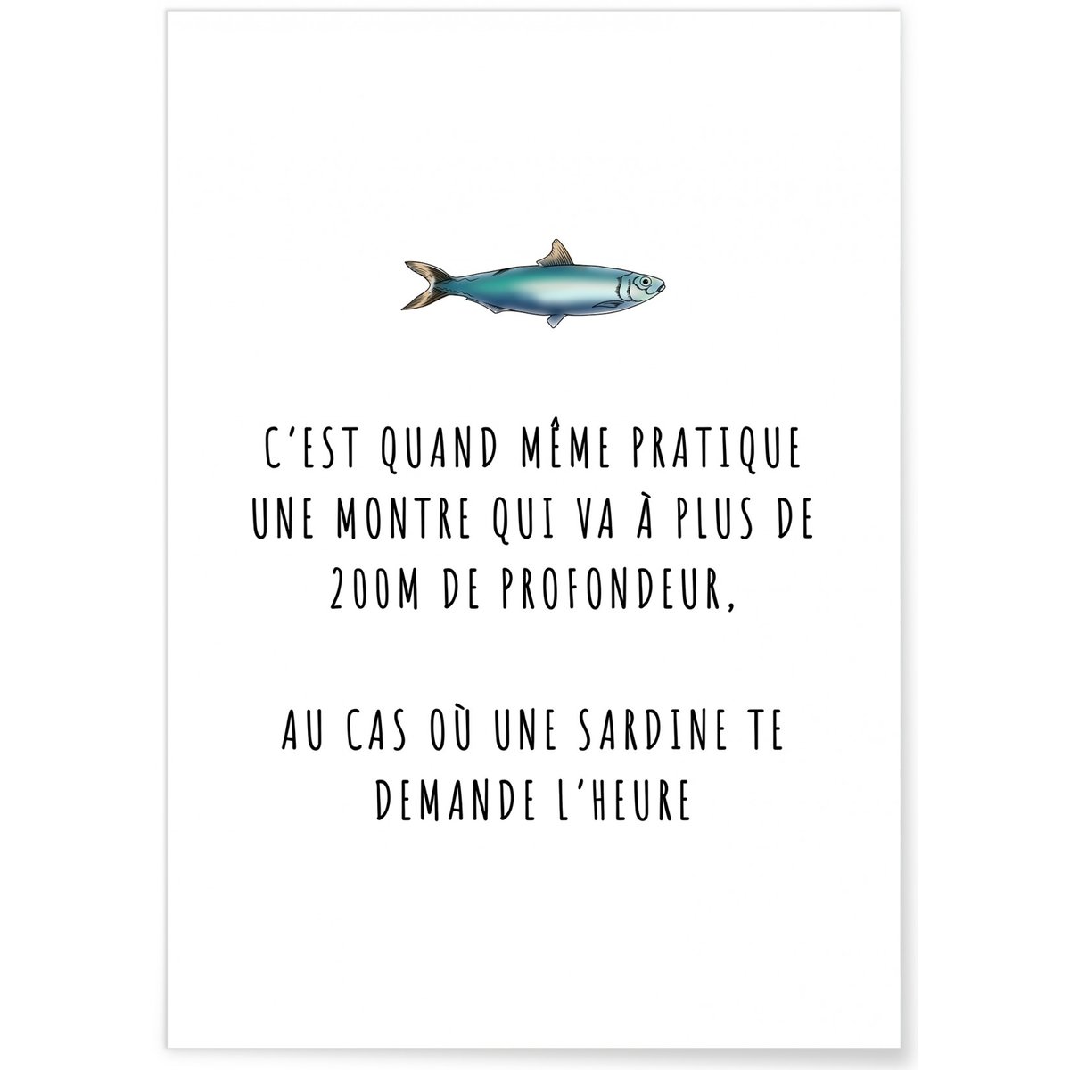 Affiche 'C'est quand même pratique...' blanc, L'AFFICHERIE