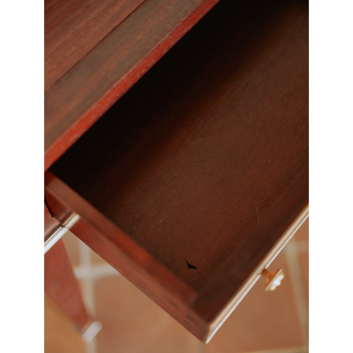 Bureau en bois style directoire au plateau amovible Edouard N°1028 - Bon état bois clair, DEBONGOUT