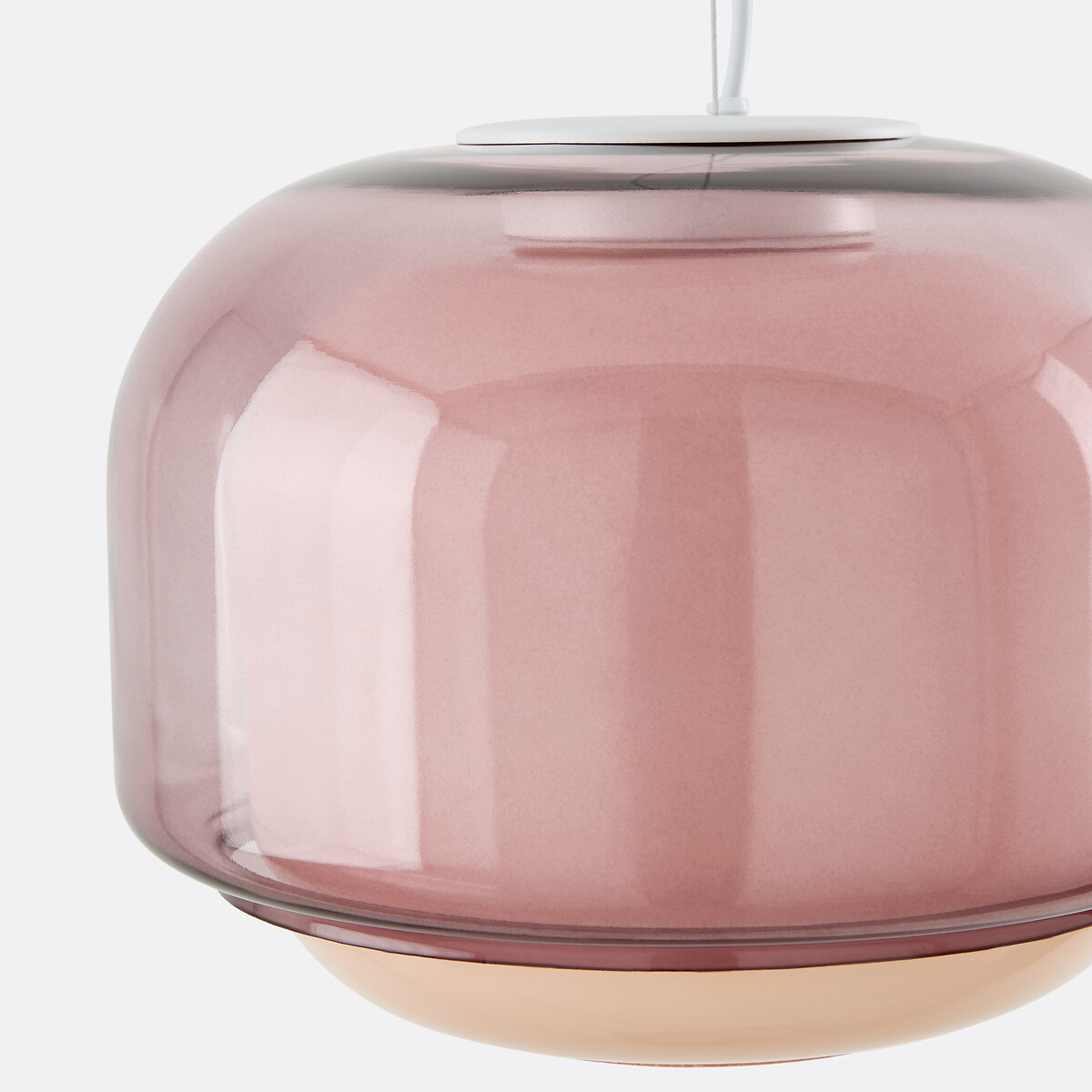 Suspension en verre coloré Ø30,5 cm, KINOKO nude, LA REDOUTE INTERIEURS