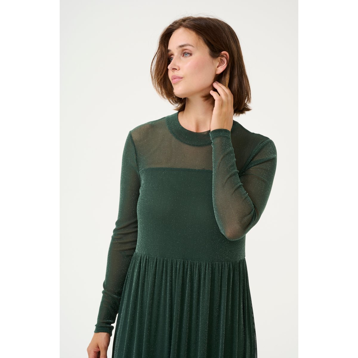 Dress vert garden topiary, KAFFE