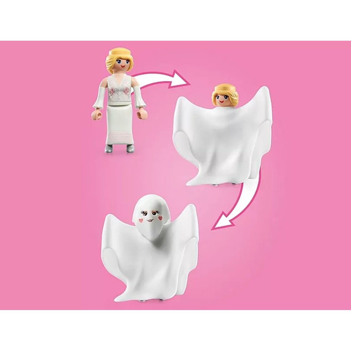 e et déguisement fantôme phosphorescent multicolore, PLAYMOBIL
