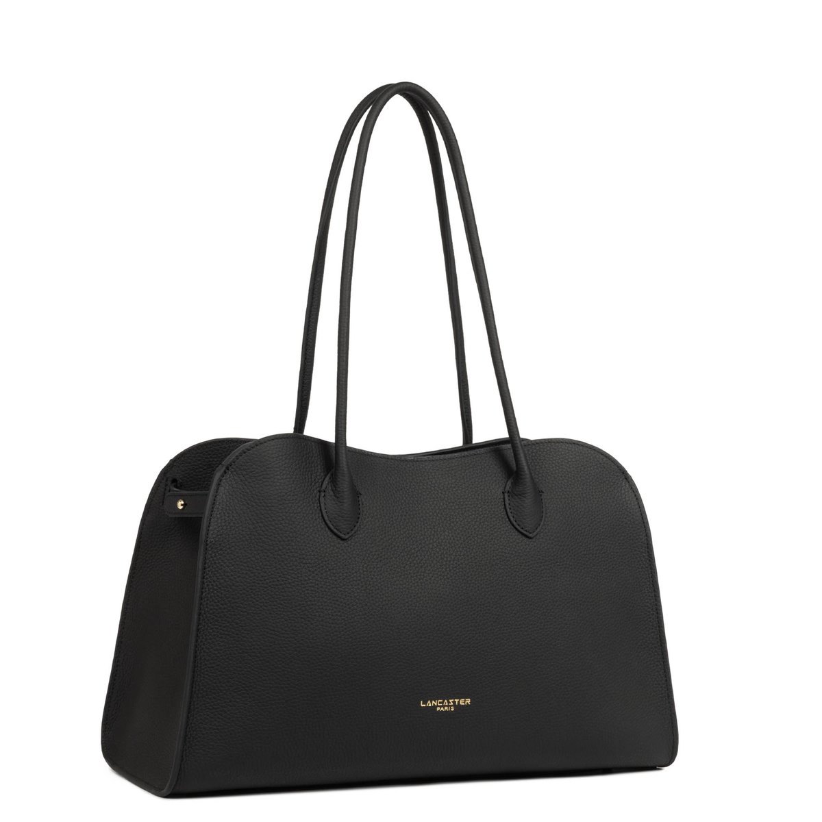 Grand sac cabas épaule TORO HOPPER noir, LANCASTER