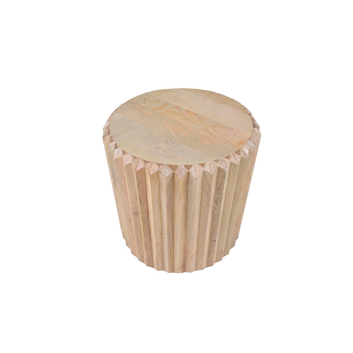 Bout de canapé en manguier ESMEA bois clair, MADE IN MEUBLES