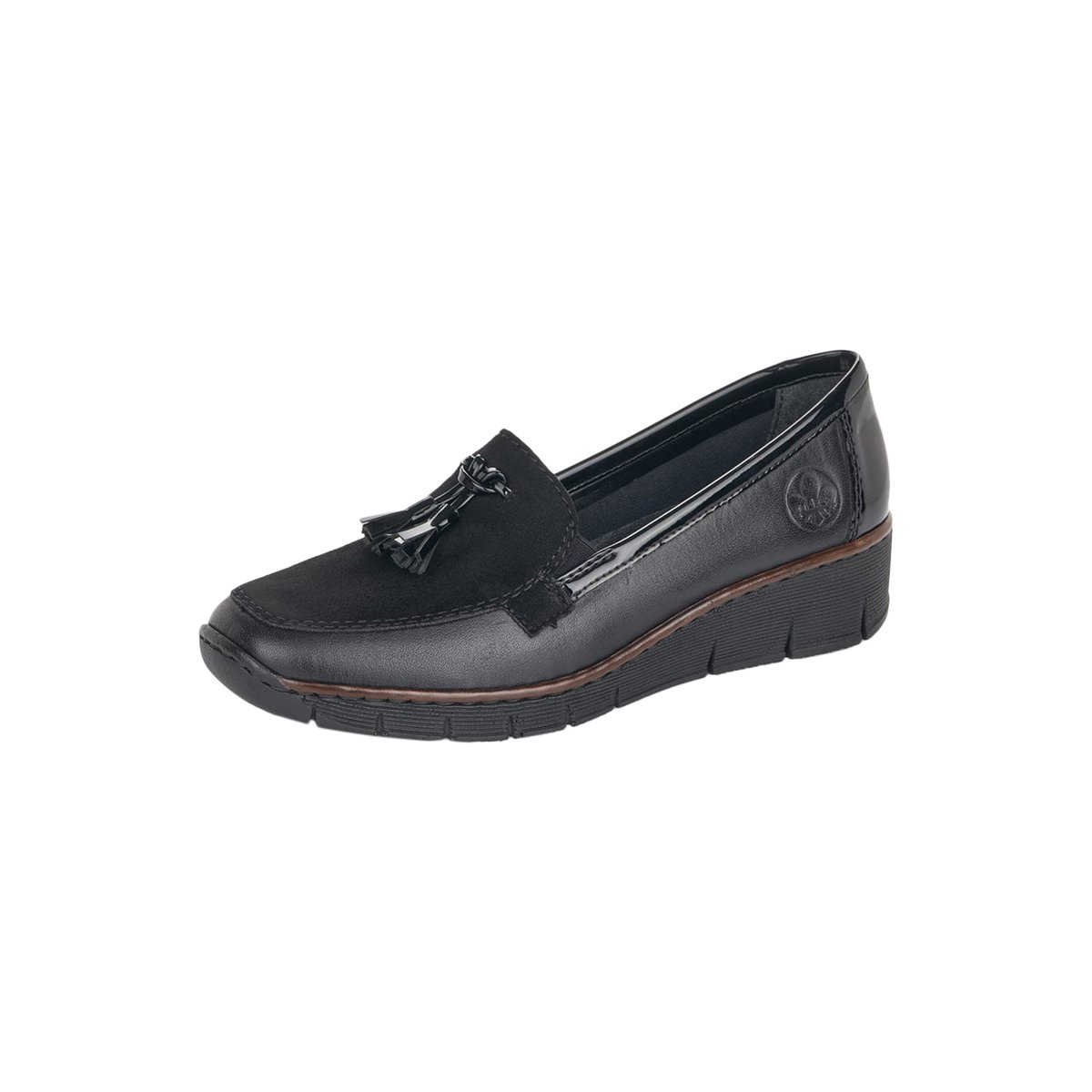 Mocassin Cuir Morelia noir, RIEKER