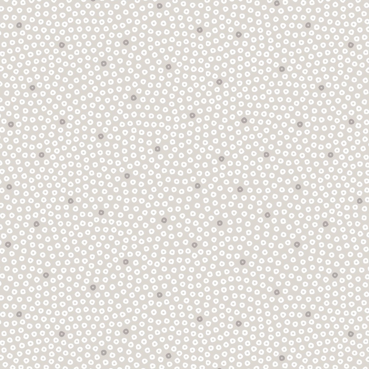 Nappe de table rectangulaire Pois Earl grey gris, blanc cassé, ART FOR THE HOME