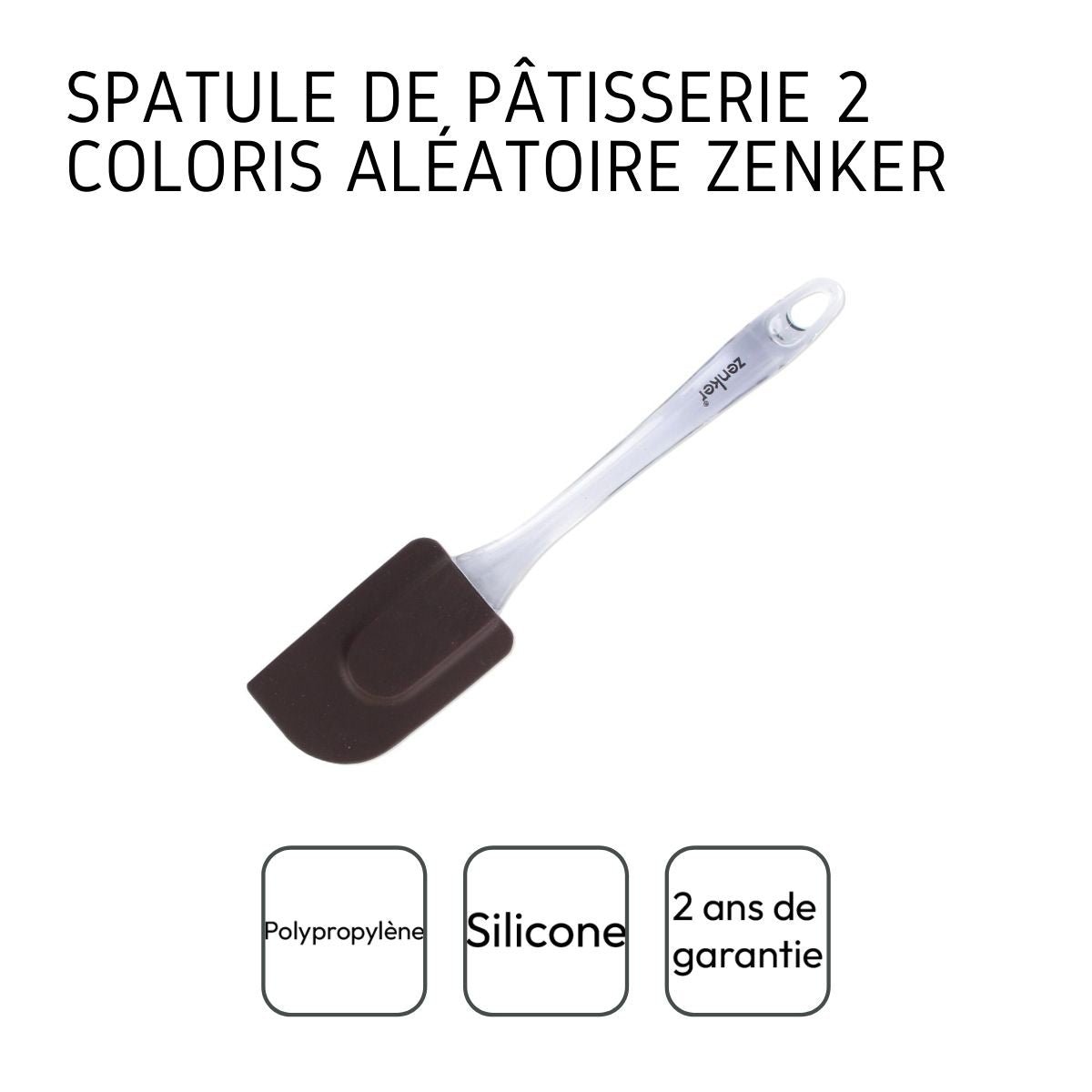 Ensemble de 2 Spatules de cuisine et de pâtisserie SMART PASTRY jaune|brun|transparent, ZENKER