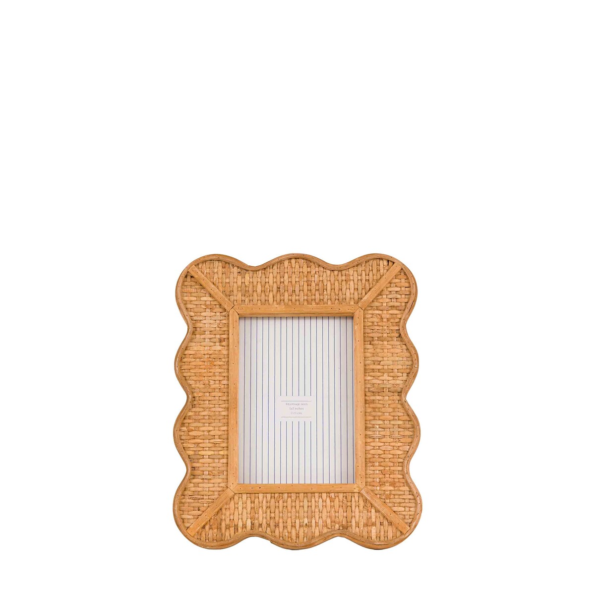 5x7" Ancona Rattan Photoframe natural, ÉDITÉ