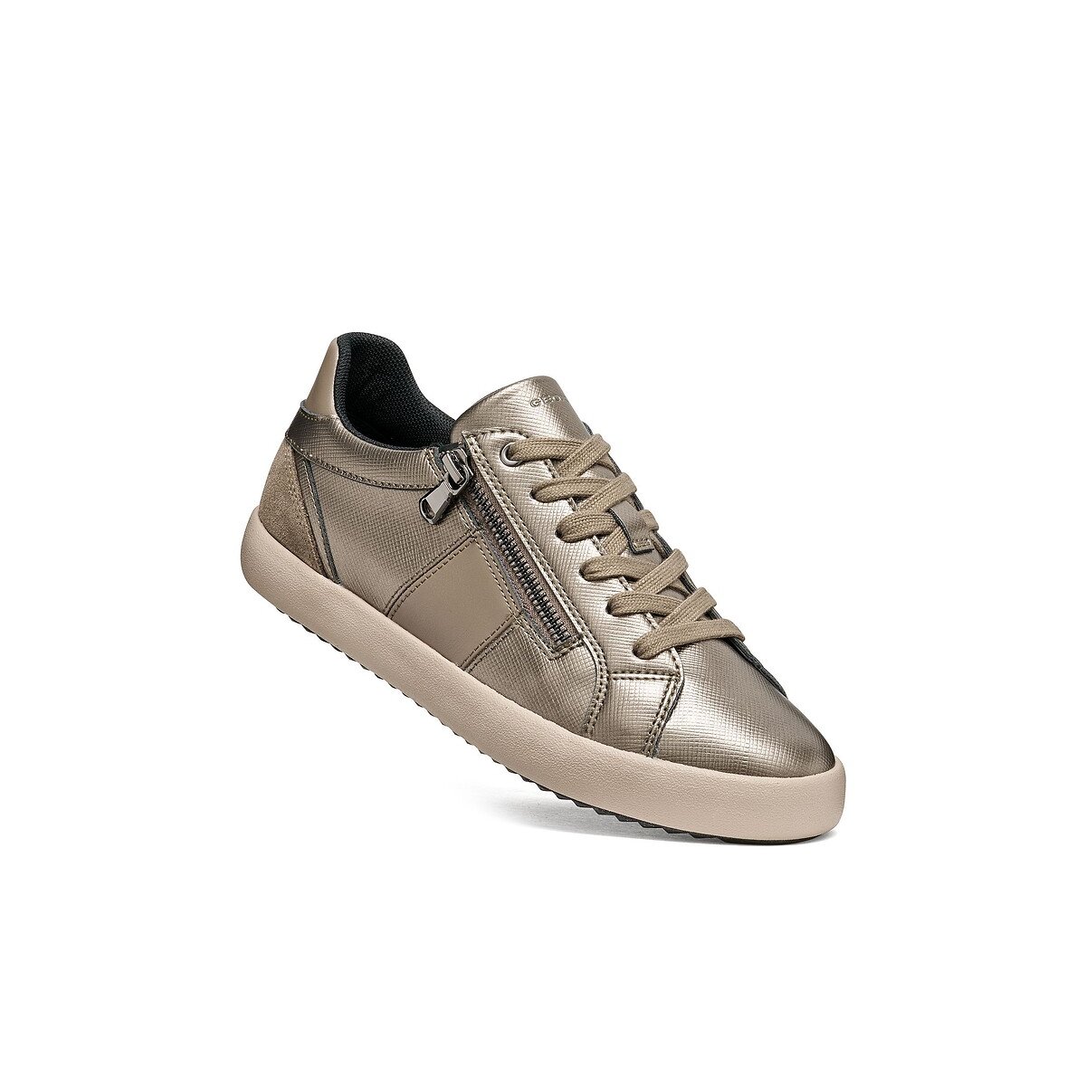 Zapatillas con cremallera y cordones, BLOMIEE marrón grisáceo, GEOX
