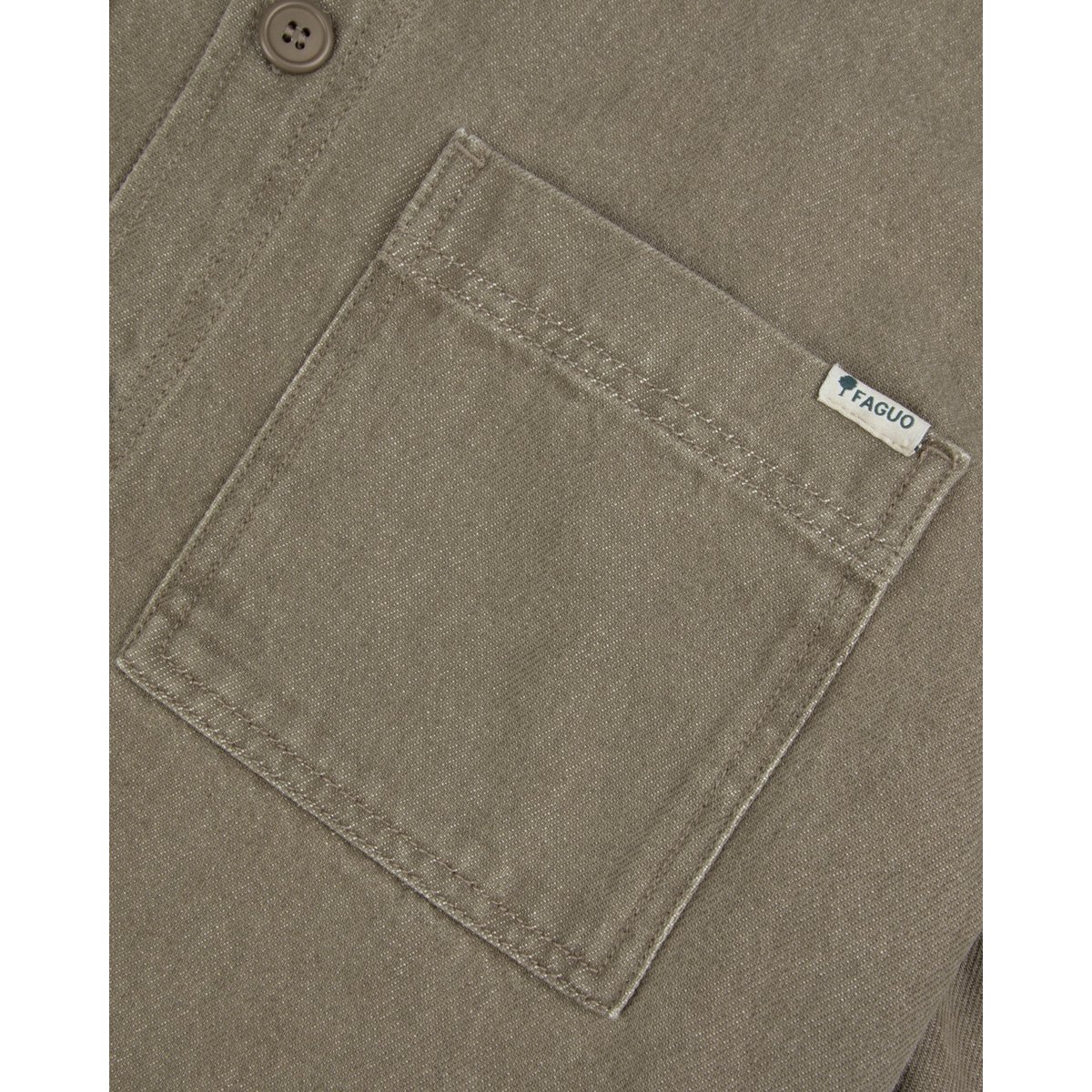 Sur-chemise denim sable, FAGUO