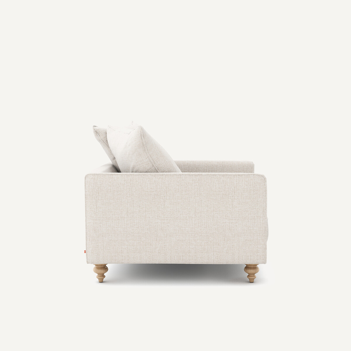 Fauteuil, en toile jaspée, LAZARE naturel, AM.PM
