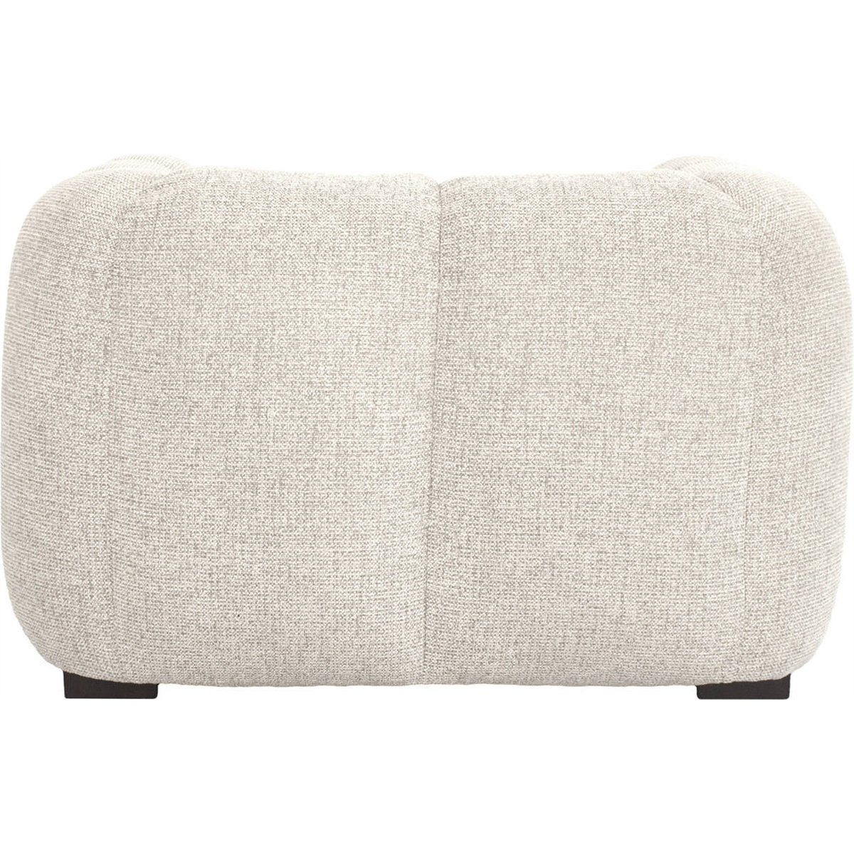 Fauteuil lounge aux formes arrondies beige naturel, RECOLLECTION