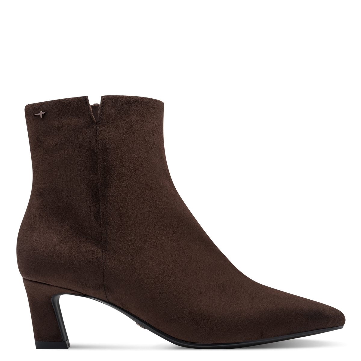 Bottine pointu marron mocca, TAMARIS