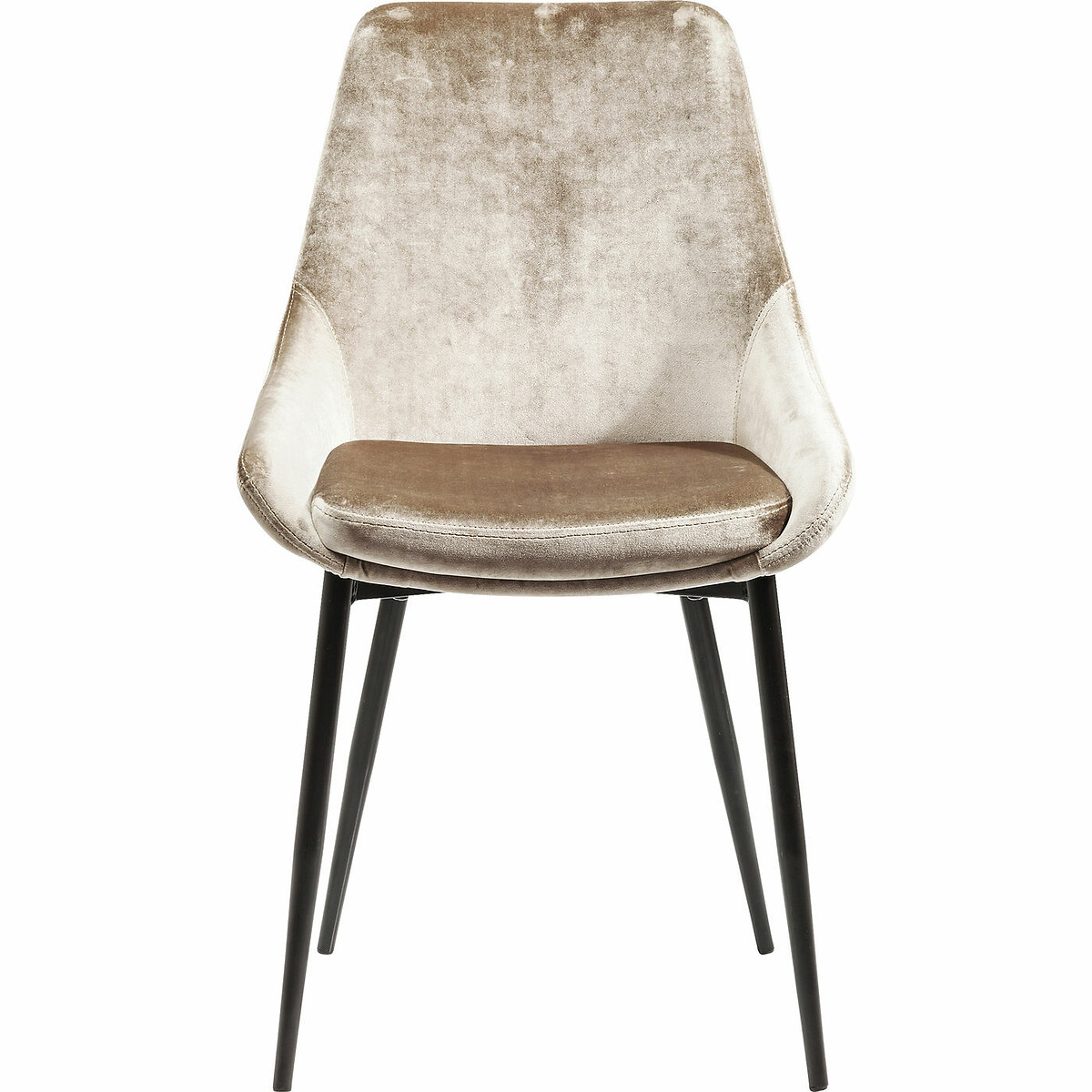 Stuhl East Side Champagne schwarz, KARE DESIGN
