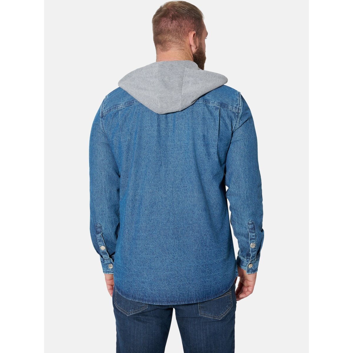 Chemise en jean OLAFUR bleu clair, JAN VANDERSTORM