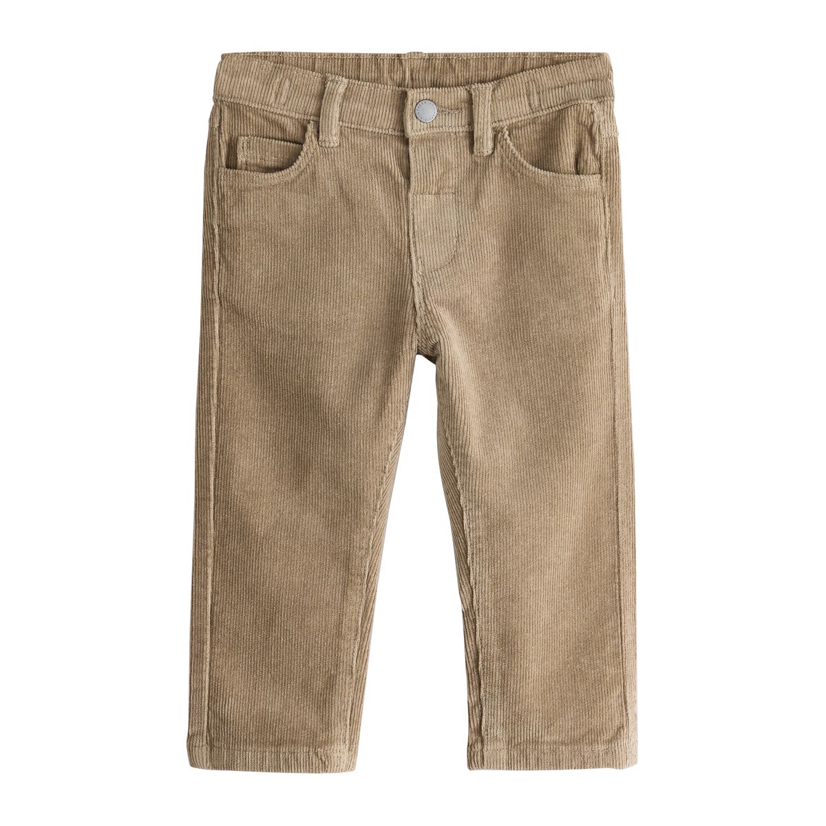 Pantalon en velours côtelé, lot de 2 bleu marine/grège, NEXT