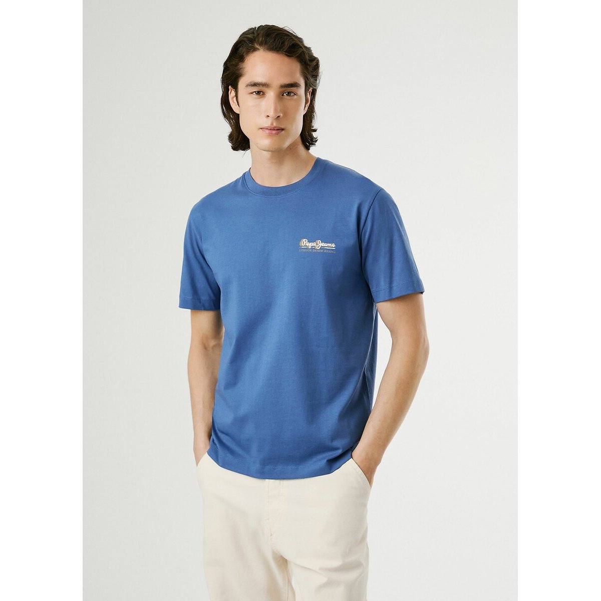 T-shirt à manches courtes Milon bleu, PEPE JEANS