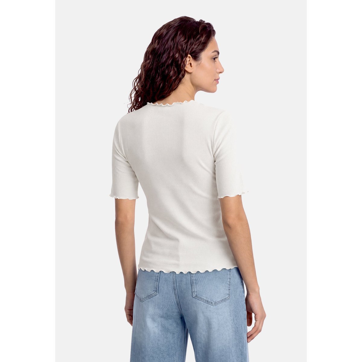 T-shirt à col blanc, CARTOON