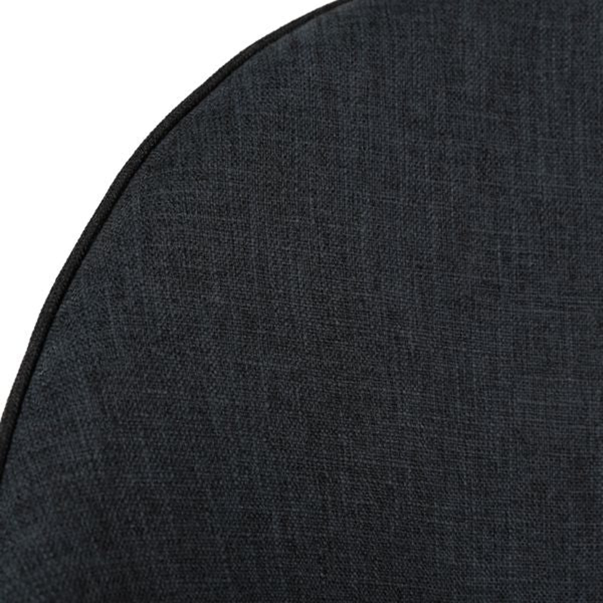 Chaise de bar tissu gris foncé, ZAGO