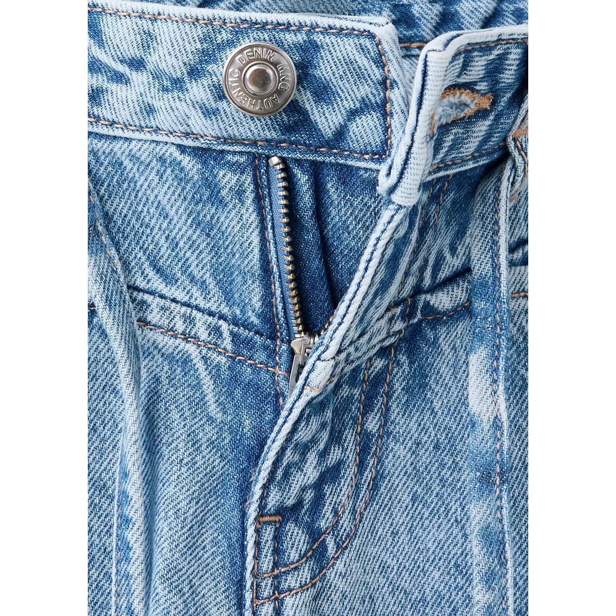 Jean taille basse cordon bleu moyen, MANGO TEEN