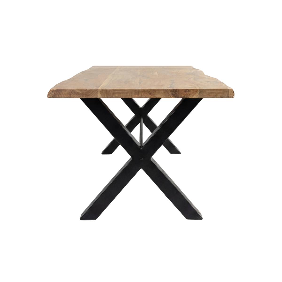 Table à manger en bois d'acacia TREE bois clair, MADE IN MEUBLES