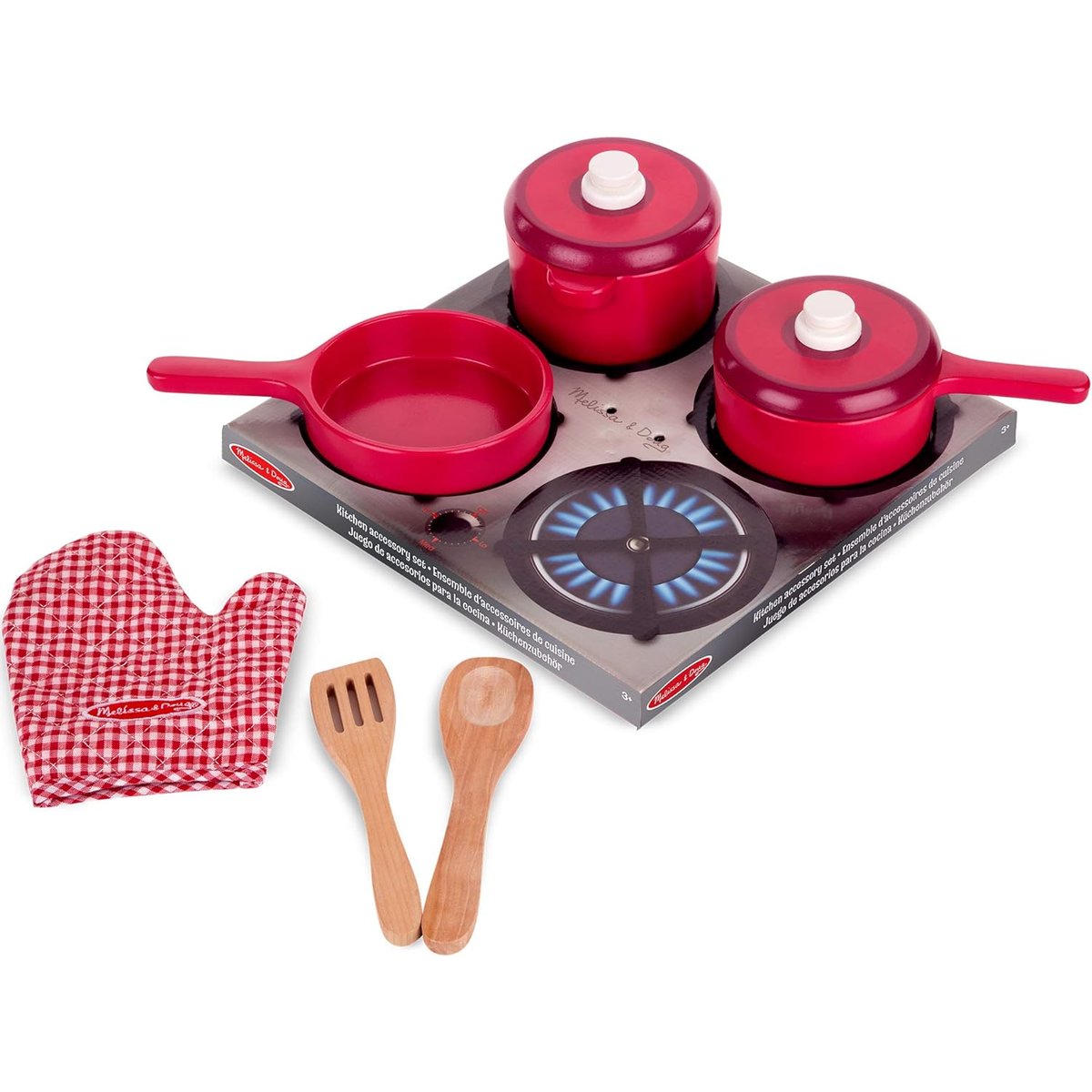 Accessoires de cuisine rouge, MELISSA & DOUG