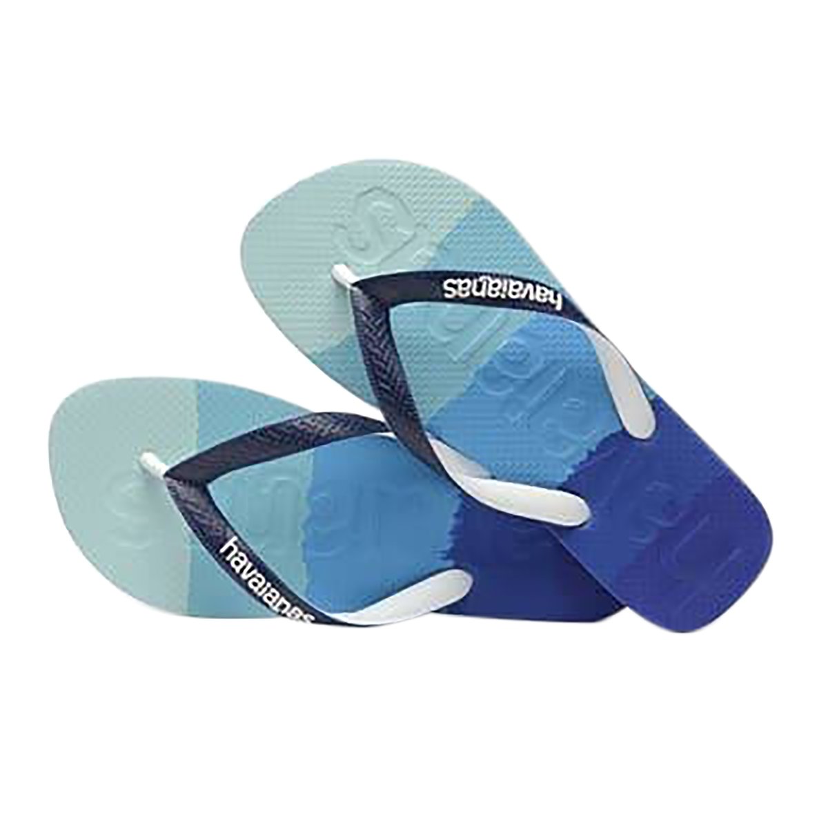 Tongs Top Logomania Multicolor marine bleu, HAVAIANAS
