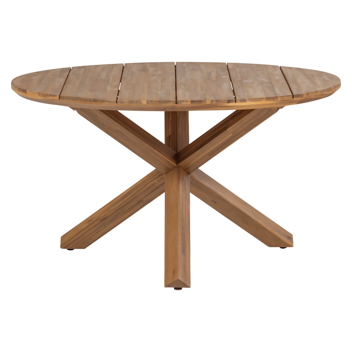 Table de jardin en bois d’acacia 4 personnes KIRO marron, WOOOD