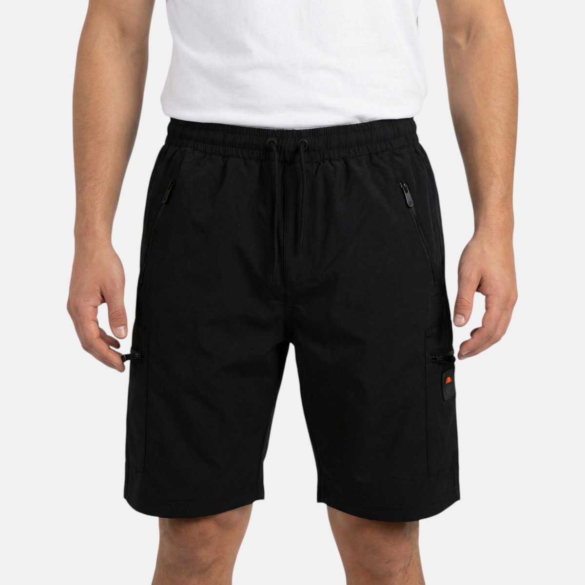 Short molletonné à cordon, poches latérales TEMPO noir, ELLESSE