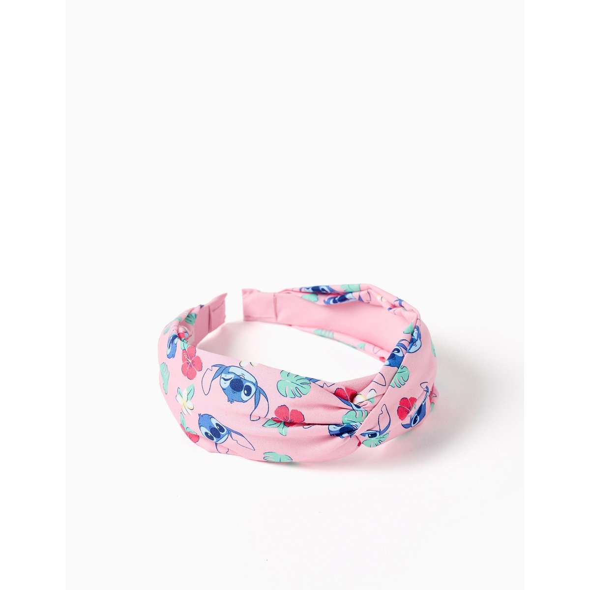 Serre-tête avec motif Stitch et fleurs rose clair, ZIPPY
