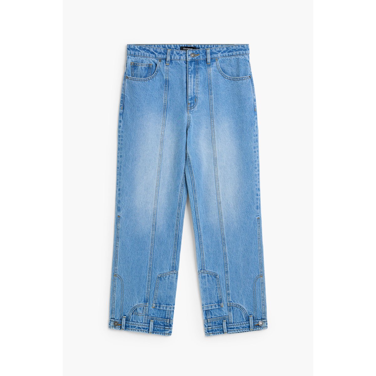 Jean long bleu clair, DESIGUAL