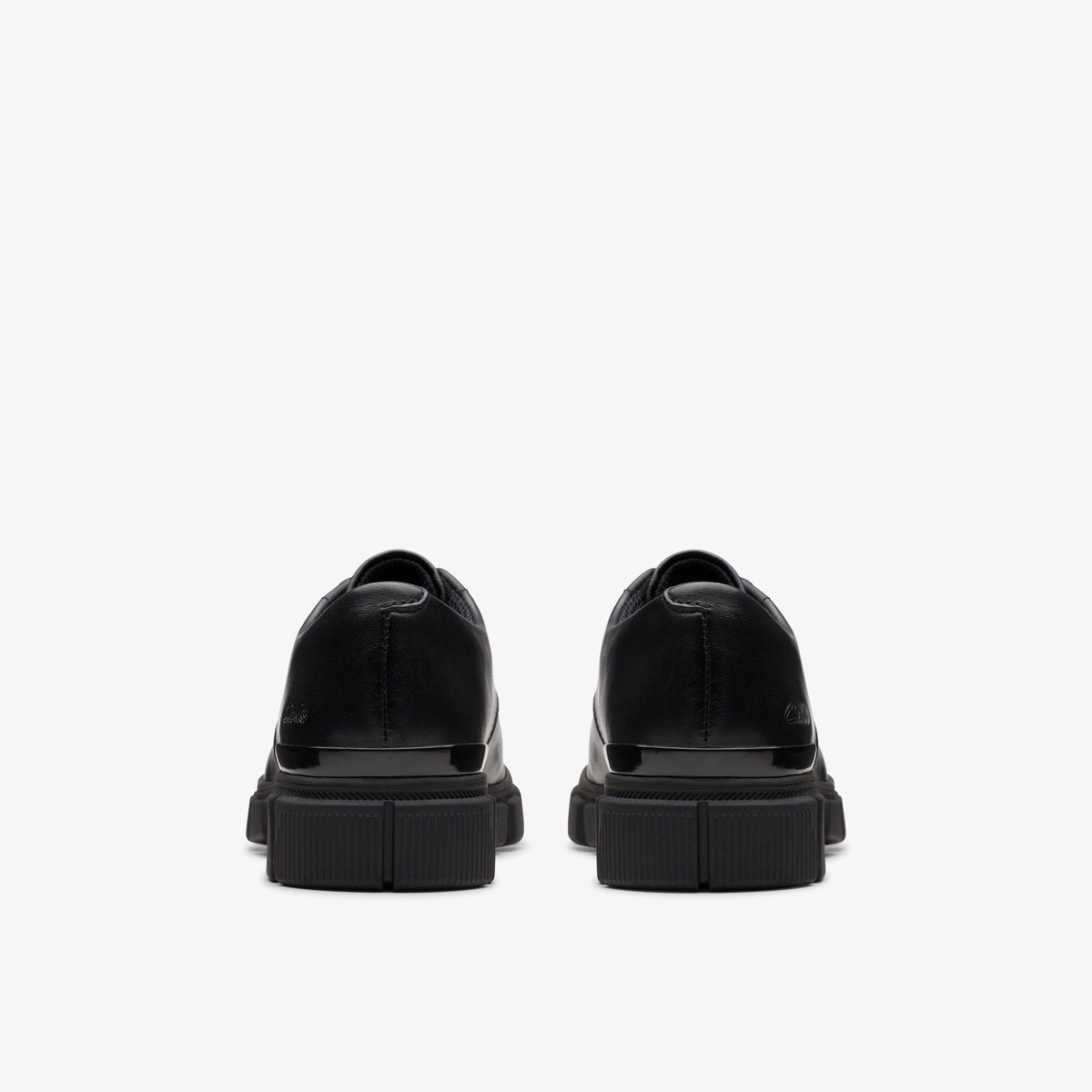Derbies Cuir Coupe Large EVEN LACE K noir, CLARKS