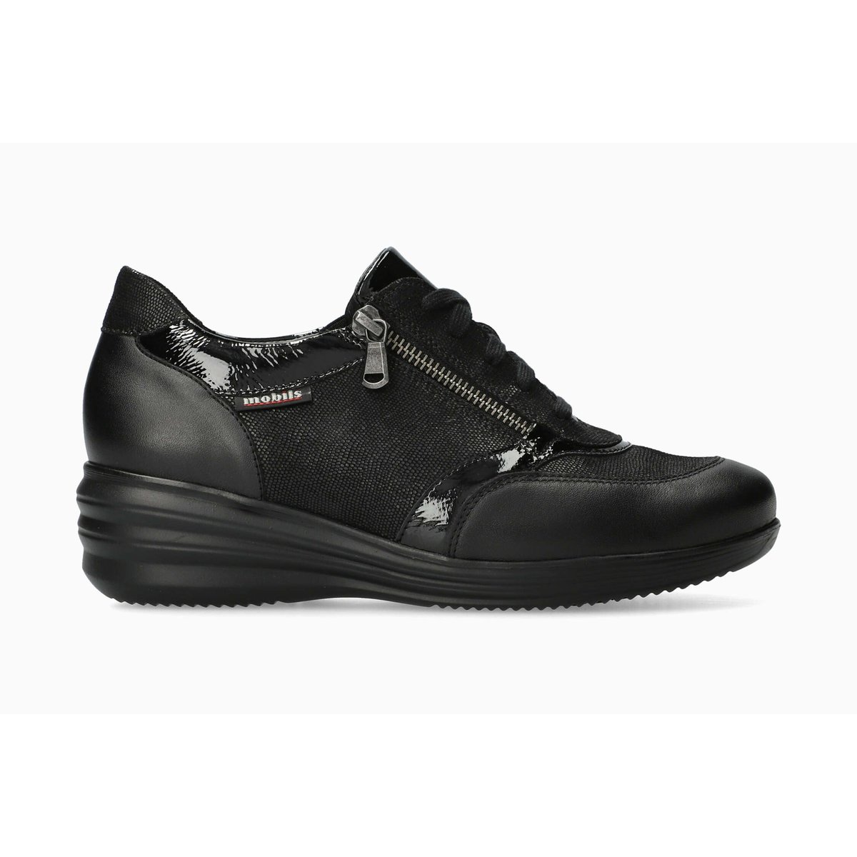 Baskets en cuir TAMALYA noir p5149, MEPHISTO