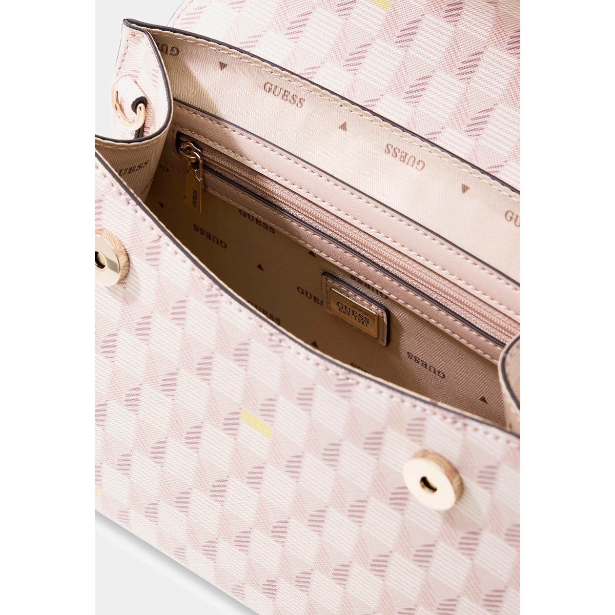 Sac À Épaule G Wave rose poudré, GUESS
