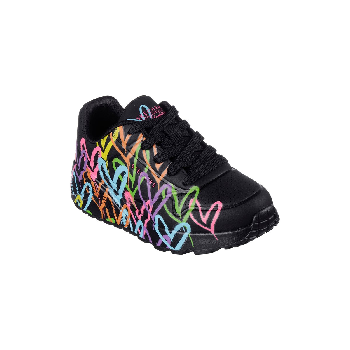 Basket à Lacets Uno Lite-spread The Love noir multi, SKECHERS
