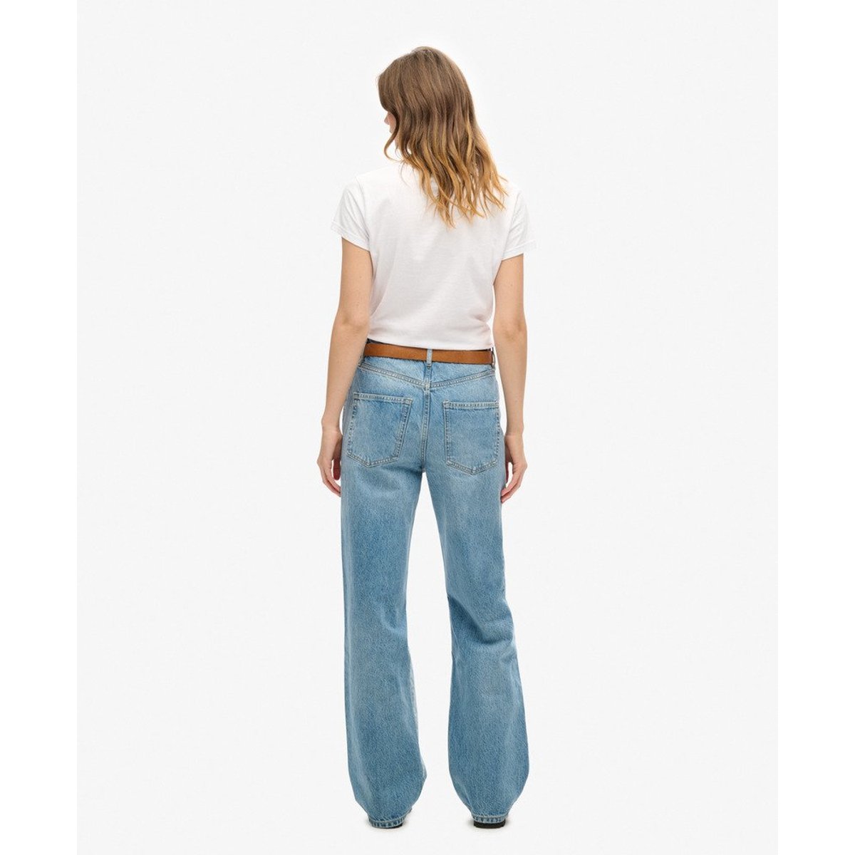 Jean large en coton bio vintage custom spring, SUPERDRY