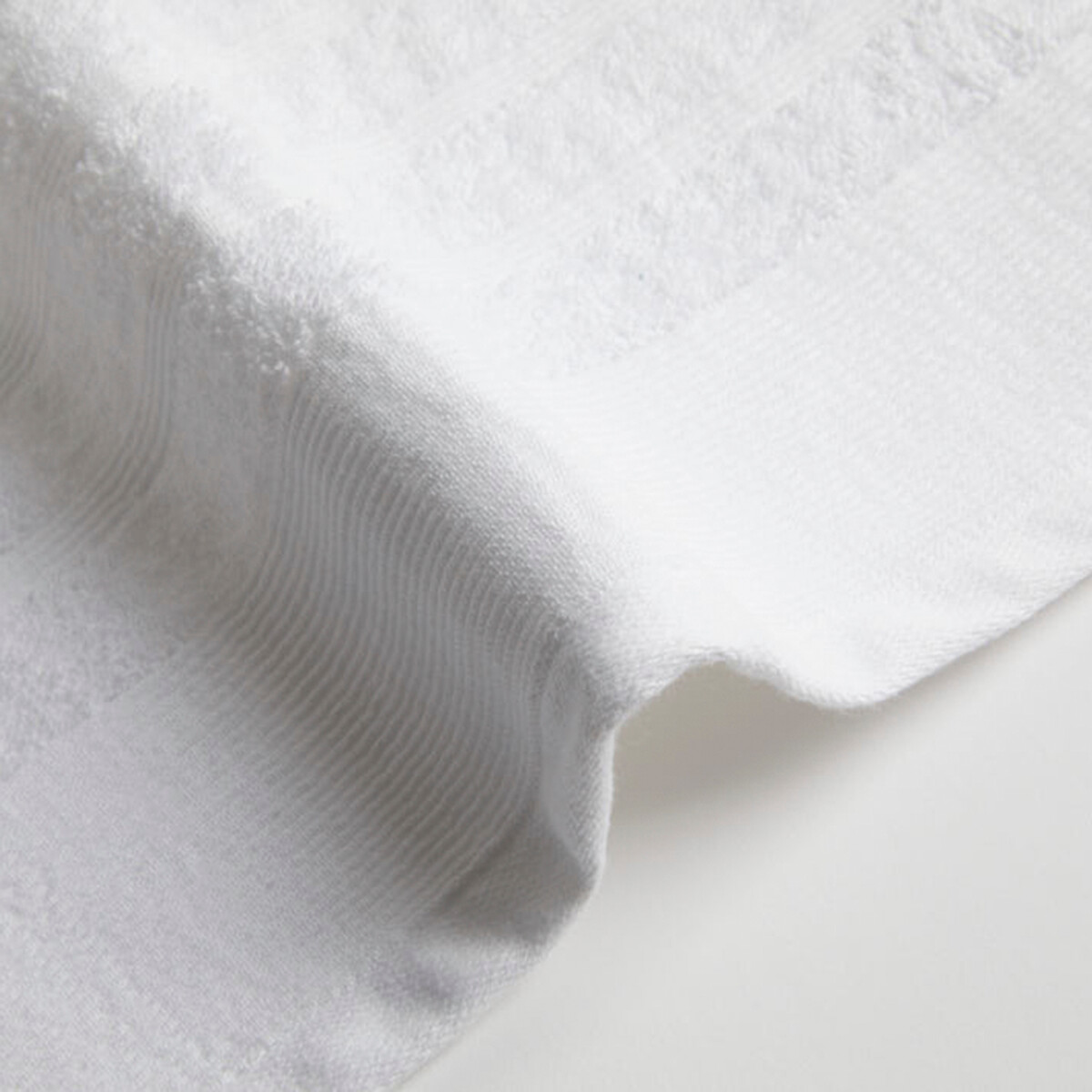 Lot de 4 pièces en éponge 600 g, ZAVARA blanc, LA REDOUTE INTERIEURS