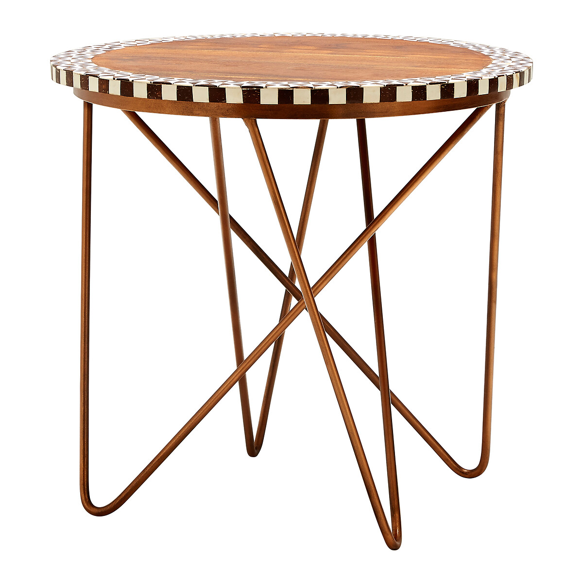 Makena Acacia Wood Round Side Table natural, FIFTY FIVE SOUTH