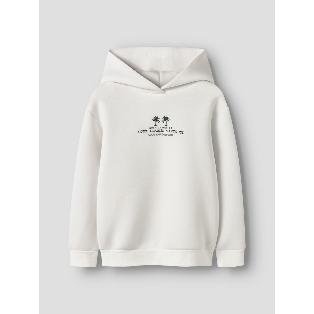 Sweat À Capuche bright white, NAME IT
