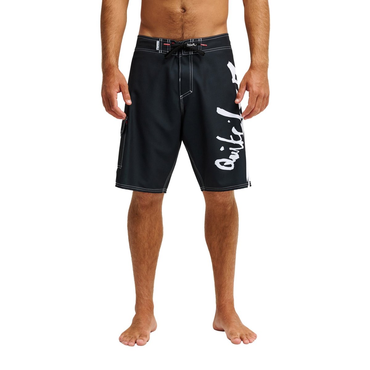 Boardshort YOUNG GUNS SURFSILK SYNC 21" noir black yg sync, QUIKSILVER