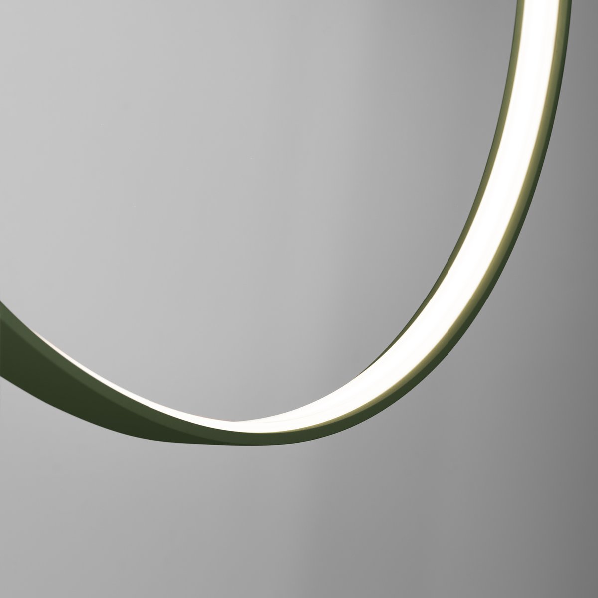 Suspension Aluminium Vert Olive LED 1 Rio vert olive, EDEN