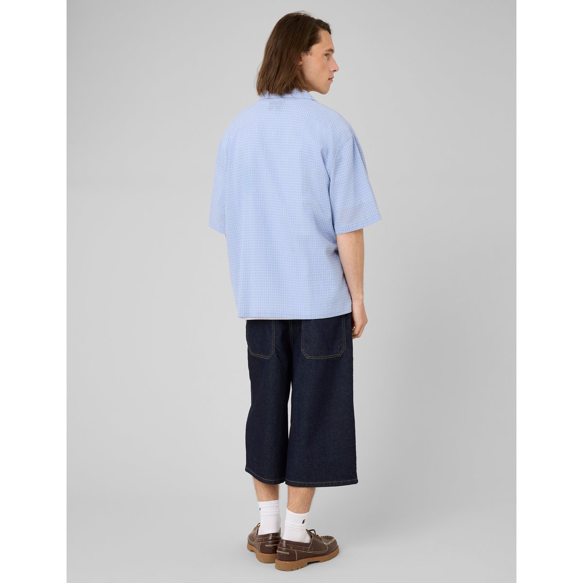 Chemise manches courtes bleu clair, BZB