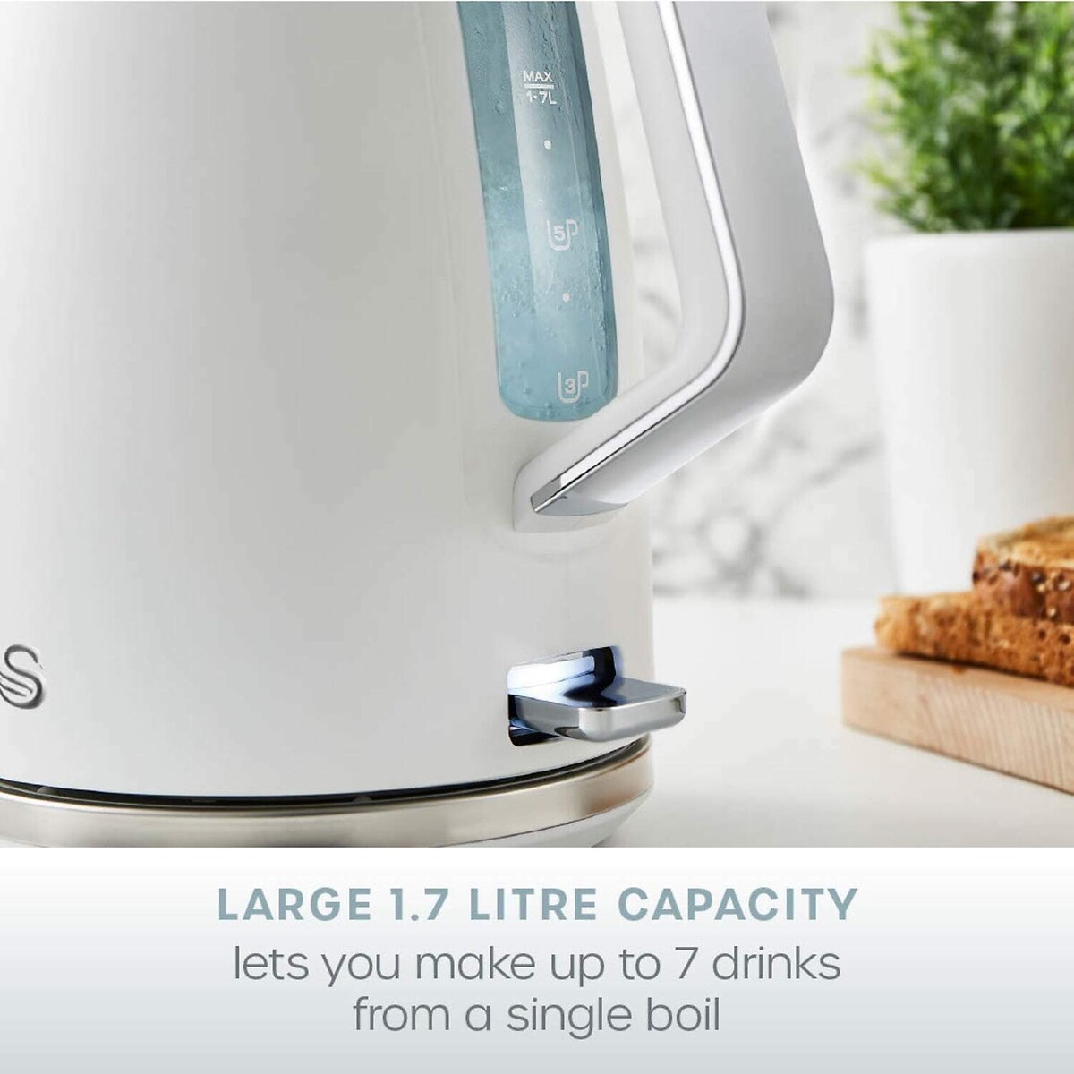 Serenity 1.7L Kettle - SK14017 white, SWAN
